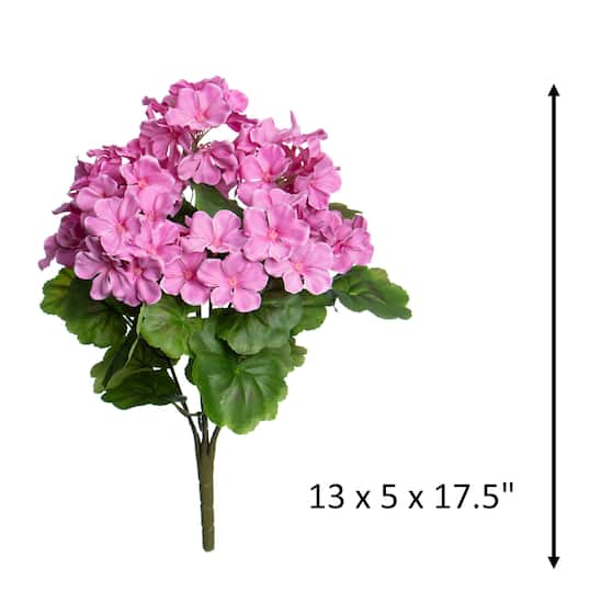 17.5" Geranium Water Resistant Bush by Ashland®